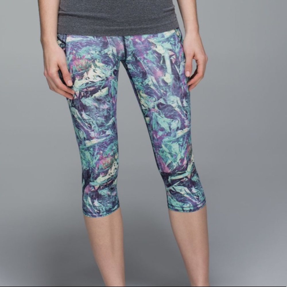 Lululemon Run: Top Speed Crop Iridescent Multi - image 6